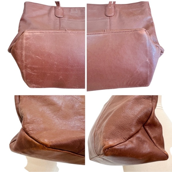 COACH Rare vintage large brown tote with zipper closure - Picture 10 of 16